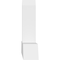 Ekena Millwork Portland Architectural Grade PVC Gable Bracket, 60"W x 25"H x 6"D x 6"F, 10/12 Pitch GBP060X25X0606POR00 - alternate 2